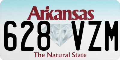 AR license plate 628VZM