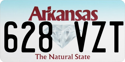 AR license plate 628VZT