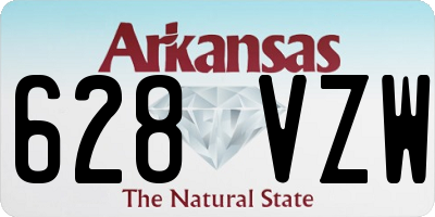 AR license plate 628VZW