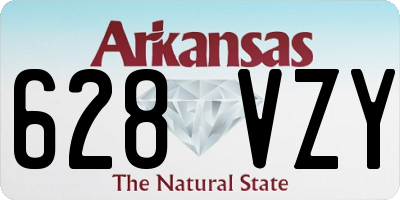 AR license plate 628VZY