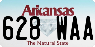 AR license plate 628WAA