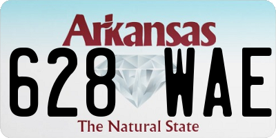 AR license plate 628WAE