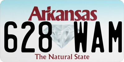 AR license plate 628WAM