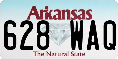 AR license plate 628WAQ
