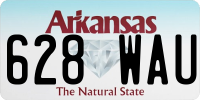 AR license plate 628WAU