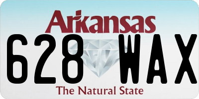 AR license plate 628WAX