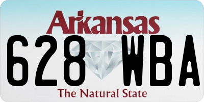 AR license plate 628WBA