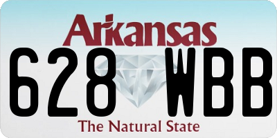 AR license plate 628WBB