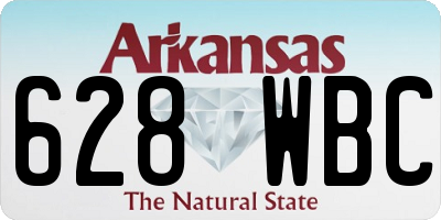AR license plate 628WBC