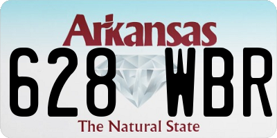 AR license plate 628WBR