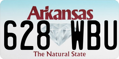 AR license plate 628WBU
