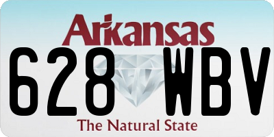 AR license plate 628WBV
