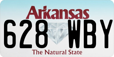 AR license plate 628WBY