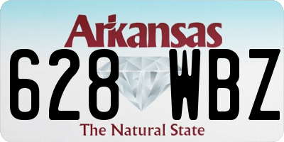AR license plate 628WBZ