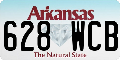 AR license plate 628WCB