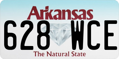 AR license plate 628WCE