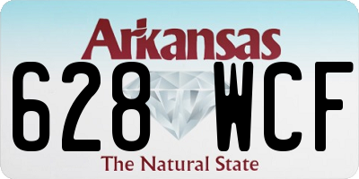 AR license plate 628WCF