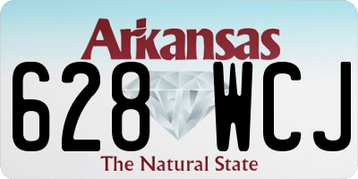 AR license plate 628WCJ