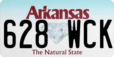AR license plate 628WCK