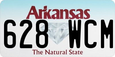 AR license plate 628WCM