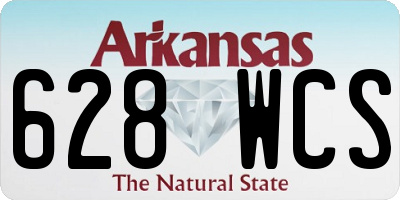 AR license plate 628WCS