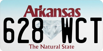 AR license plate 628WCT