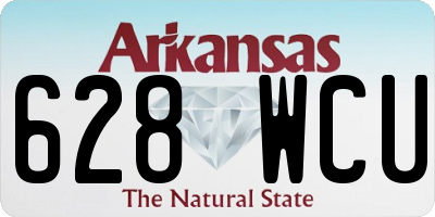 AR license plate 628WCU