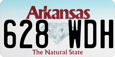 AR license plate 628WDH