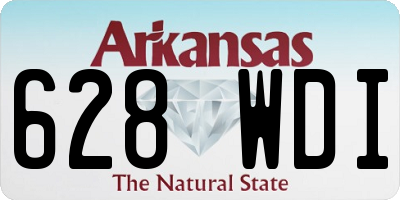 AR license plate 628WDI
