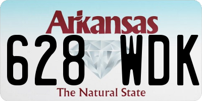 AR license plate 628WDK