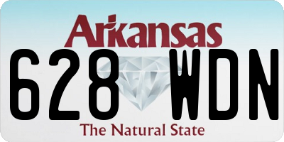 AR license plate 628WDN