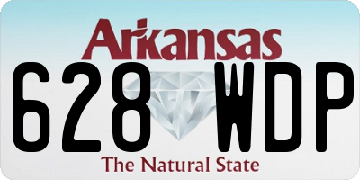 AR license plate 628WDP