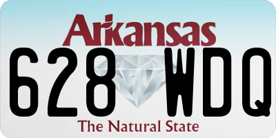 AR license plate 628WDQ