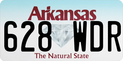 AR license plate 628WDR