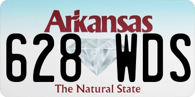 AR license plate 628WDS