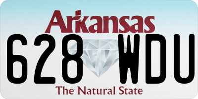 AR license plate 628WDU