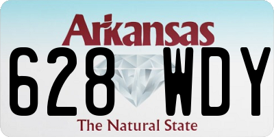 AR license plate 628WDY