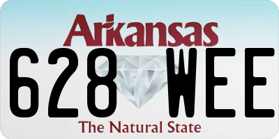 AR license plate 628WEE