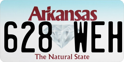 AR license plate 628WEH