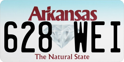 AR license plate 628WEI