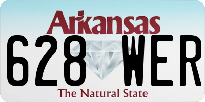 AR license plate 628WER