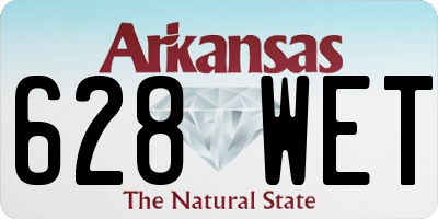 AR license plate 628WET