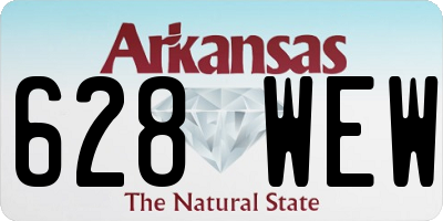 AR license plate 628WEW