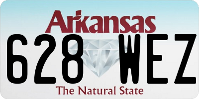 AR license plate 628WEZ