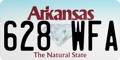 AR license plate 628WFA