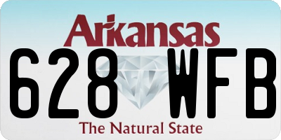 AR license plate 628WFB