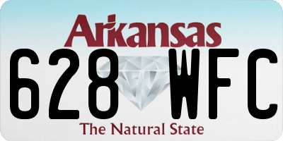 AR license plate 628WFC