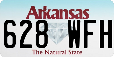 AR license plate 628WFH