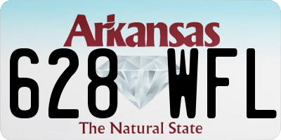 AR license plate 628WFL