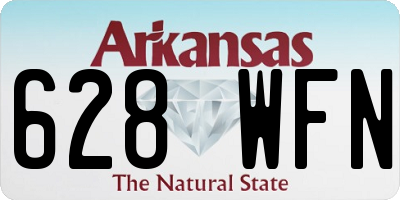 AR license plate 628WFN